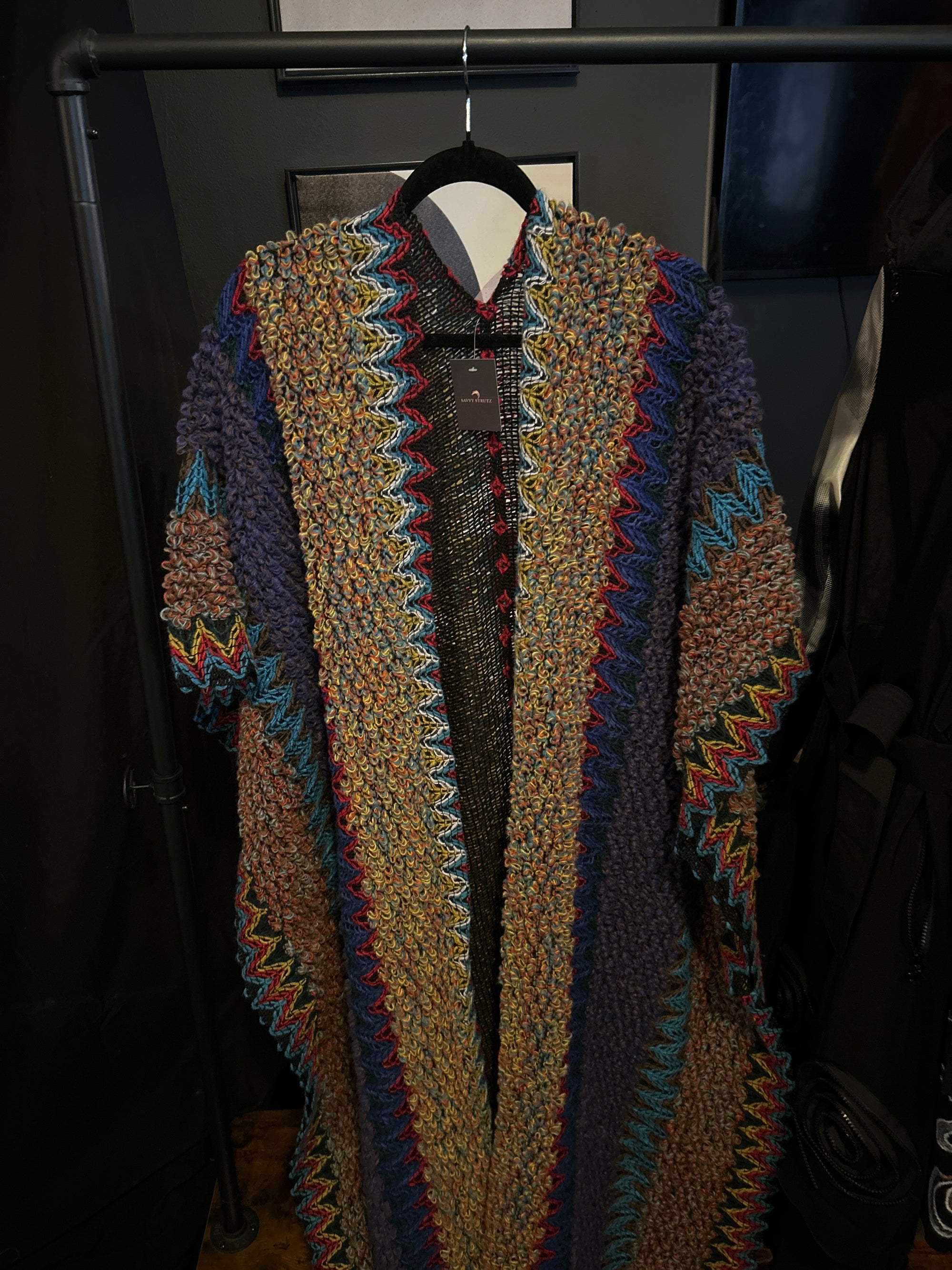 Caught Up Mosaic Kimono| Outerwear | New Arrivals